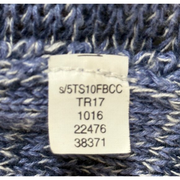 American Rag M Crochet Trim Boho Hoodie Sweater Multicolor Cotton Blend Indie - Picture 12 of 12